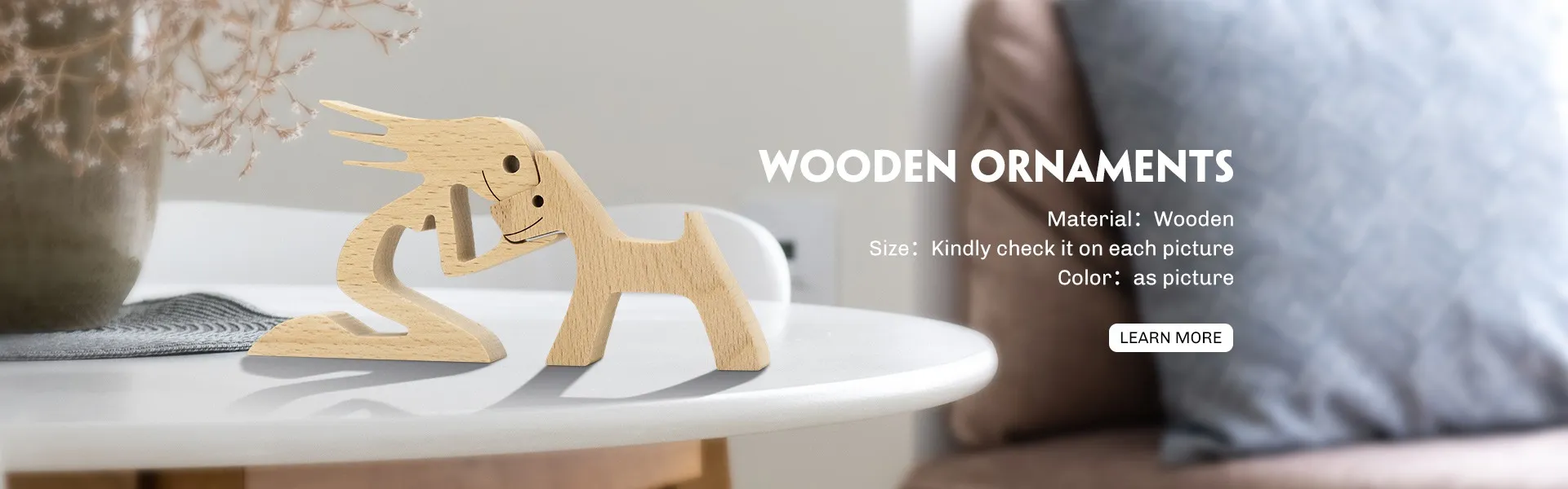 "Enhance your room décor with elegant wooden ornaments and showpieces. Crafted from natural, eco-friendly wood, these premium pieces add warmth and style to any space. Perfect for creating a cozy, rustic vibe while staying environmentally conscious. Add a touch of nature to your home with these unique decorations!"