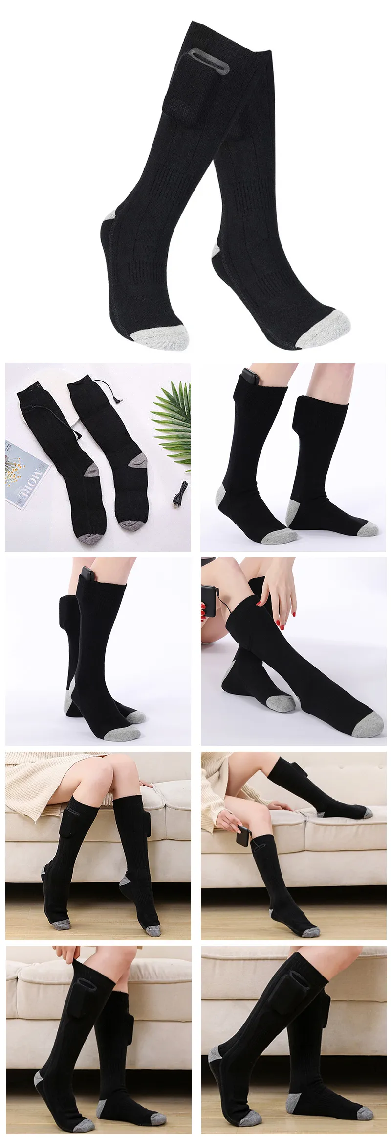 Rechargeable Heated Socks in Bangladesh - Keep Feet Warm in Winter