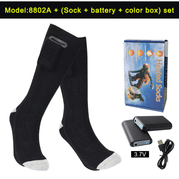 Rechargeable Heated Socks for Winter Warmth – Perfect for All Winter Activities - Image 2