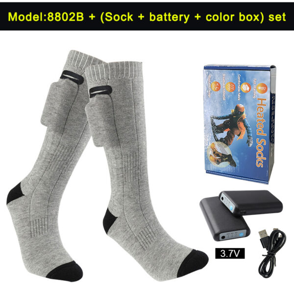 Rechargeable Heated Socks for Winter Warmth – Perfect for All Winter Activities - Image 3