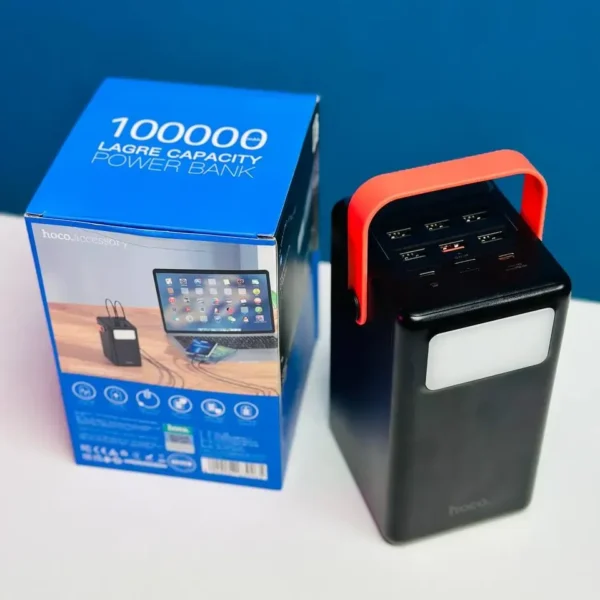 Order now from NAMECRAFTBD.COM and enjoy uninterrupted power with the Hoco J142 100000mAh 22.5W Power Bank. Keep your devices powered, wherever you go!